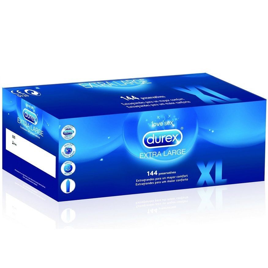 Pack preservativos Durex XL 144u