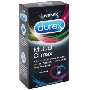 Preservativos Durex placer mutuo 12 unidades