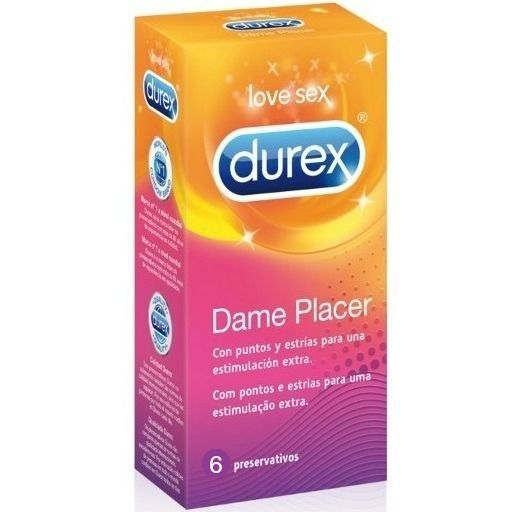 Preservativos Durex dame Placer 3, 6 y 12 unidades