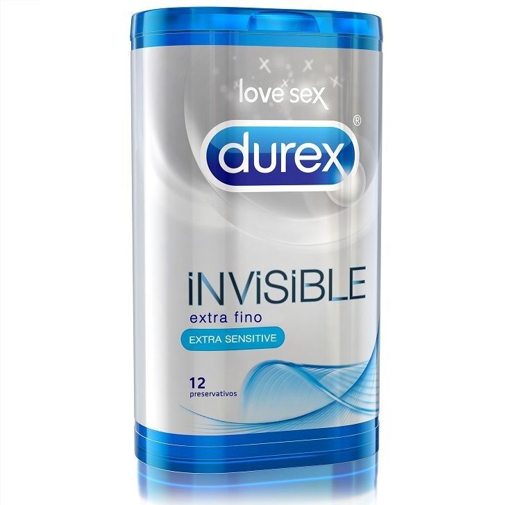 Preservativos Durex Invisible Extra Fino 6 y 12 unidades
