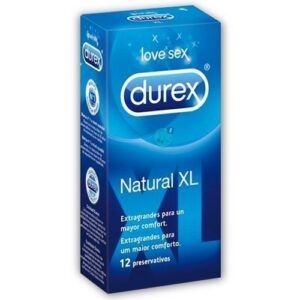 Preservativos Durex Natural XL 12 unidades