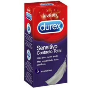 Preservativos Durex Sensitivo Contacto Total 6 unidades