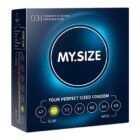 Preservativos Mysize natural de varias medidas 3, 10 y 36 unidades