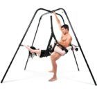 Estructura con columpio para el suelo