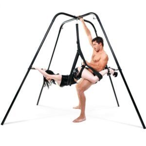 Estructura con columpio para el suelo