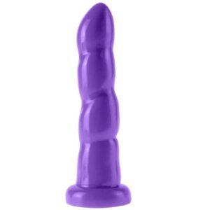 Dildo twister con ventosa dillio lila 15.3 cm
