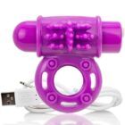Screaming o anillo vibrador o wow recargable lila