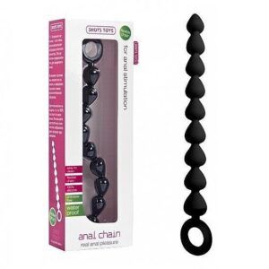 Bolas anales cadenas negras