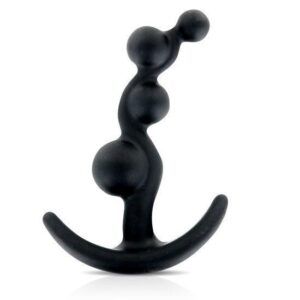 Smiling Anal Plug Black 3.5 "
