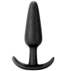 The cork butt plug anal pequeño negro 10cm