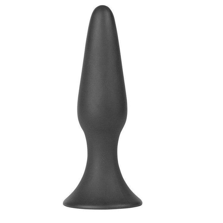 Silky butt plug anal mediano negro