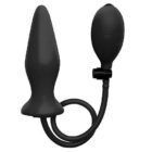 Ouch plug silicona inflable negro