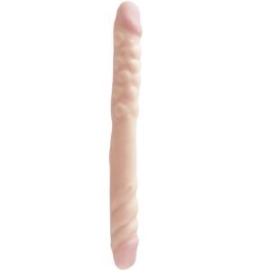 Basix pene doble de gelatina natural 37 cm