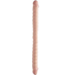 Basix pene doble de gelatina natural 47 cm