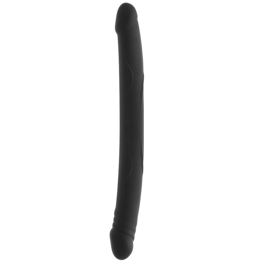 Real doble dong 42 cm negro