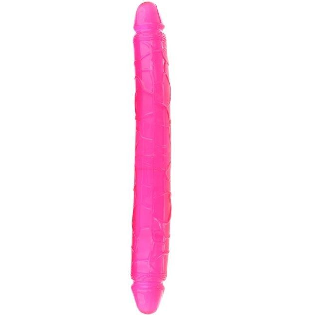 Sevencreations silicone doble penetración 33cm rosa
