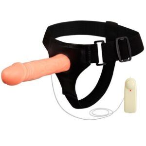Baile arnés passionate hueco vibrador 18cm