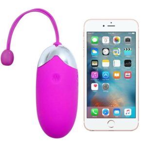 Huevo vibrador con control remoto por Bluetooth