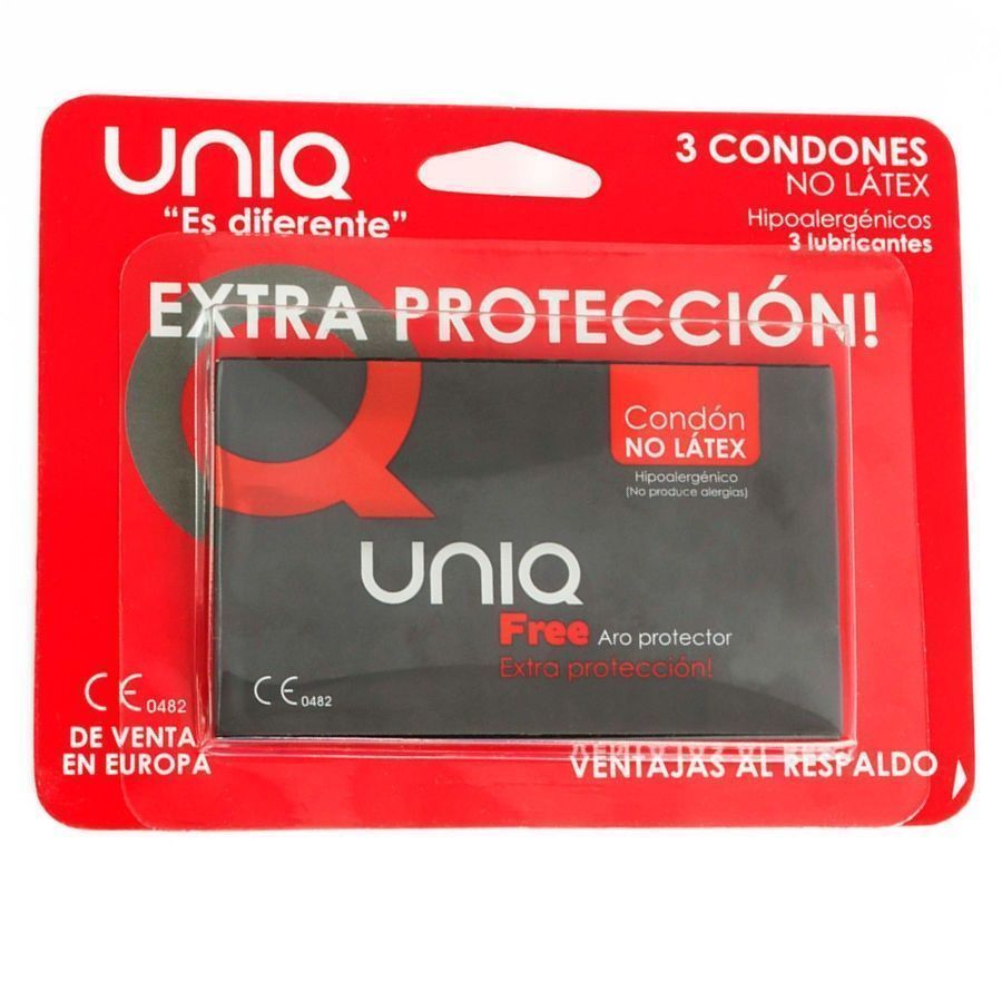 Preservativos Uniq con aro protector (3ud)