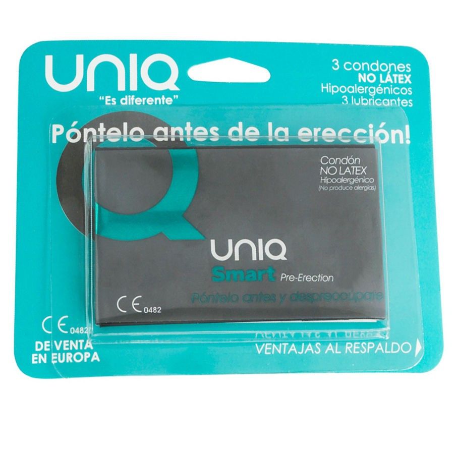 Preservativos Uniq con colocación sin erección