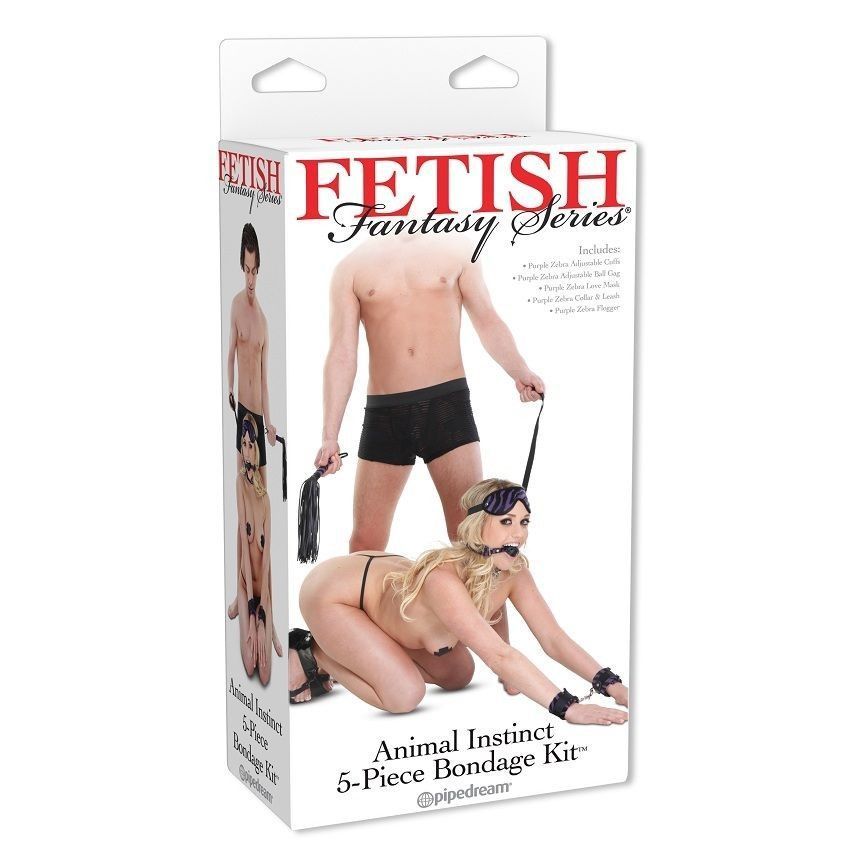 Fetish fantasy kit bondage 5 piezas instinto animal
