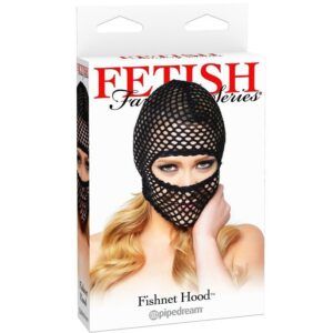 Fetish fantasy capucha en red negro