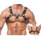 Leather body chain arnés iii