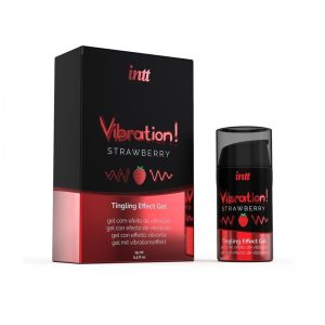 Vibrador Líquido INTT Fresa 15ml