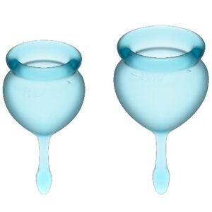 Copas menstruales Satisfyer azul