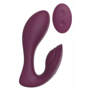 VIBRADOR DOBLE, 2 MOTORES. CONTROL REMOTO. RECARGABLE