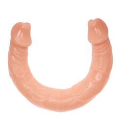 Dildo Doble Color Natural 39 ctms.