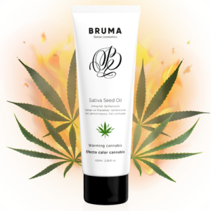GEL DESLIZANTE CON ACEITE DE SEMILLA EFECTO CALOR SABOR CANNABIS 100 ML