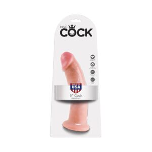 CONSOLADOR VENTOSA KING COCK 9" 23 CTMS.
