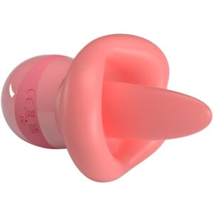 LENGUA ESTIMULADORA CLÍTORIS 10 VIBRACIONES ROSA NUDE