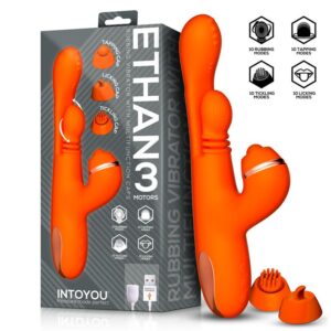 Vibrador Masaje 360º para el Punto G y Cabezales Intercambiables.