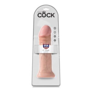 CONSOLADOR VENTOSA KING COCK DILDO REALÍSTICO 28 CM